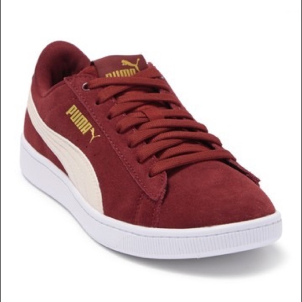 Burgundy Puma Classic Sneakers